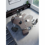 Lorell Executive Mesh High - Back Swivel Office Chair with Adjustable Arms 17 - 21
