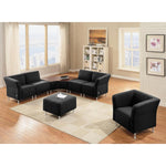 Power - Integrated Mahogany Lorell Fuze Modular Lounge Connector 57.5