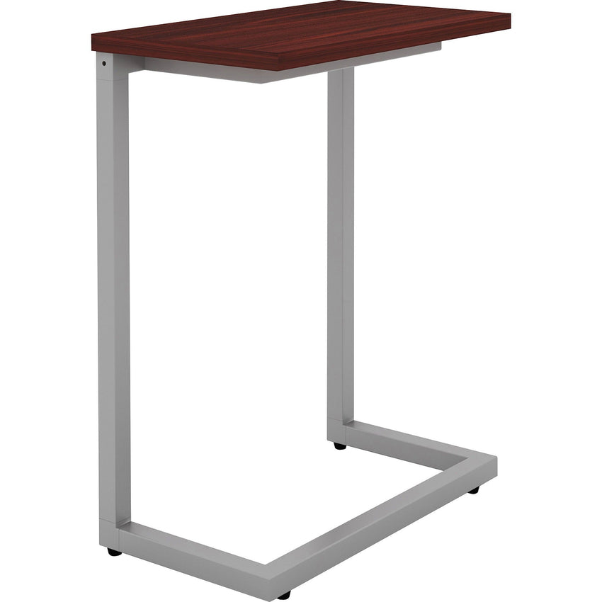 Lorell Quintessence Collection Rectangular Cantilever Table 17.40"W x 9.90"D x 26.50"H (LLR - LLR86927) - SchoolOutlet