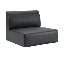 Lorell Contemporary Reception Single Seat Sofa Upholstered Polyurethane Lounge Seating (LLR-LLR86929)