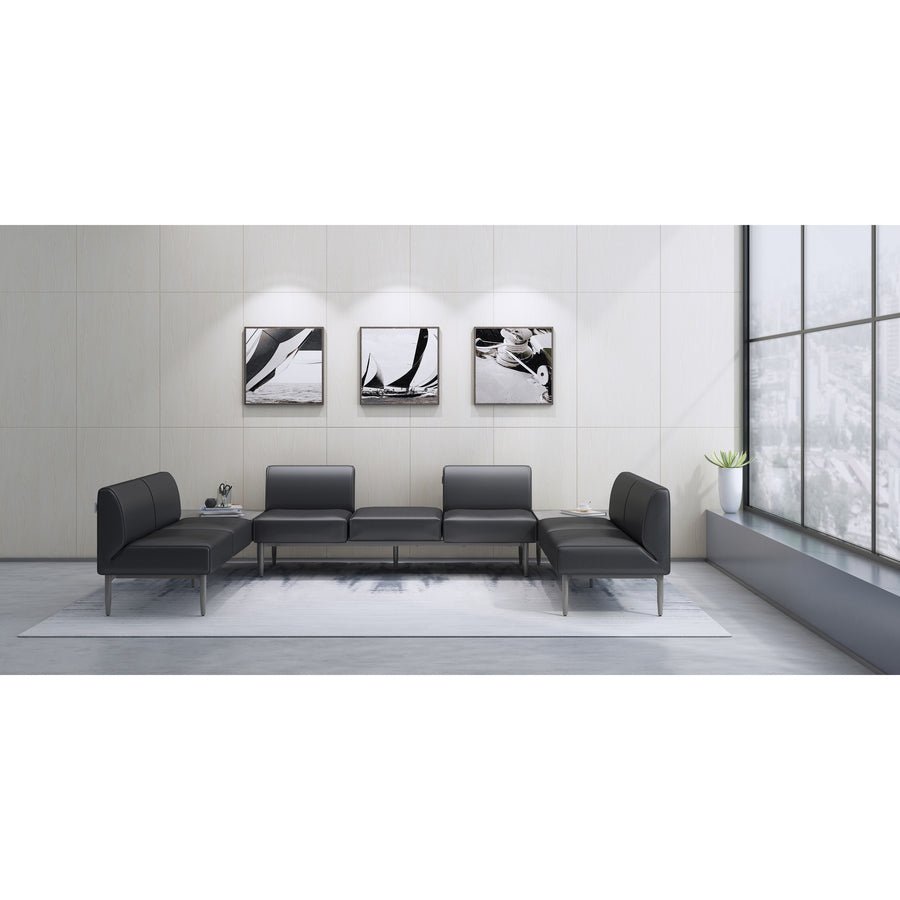 Lorell Contemporary Reception Single Seat Sofa Upholstered Polyurethane Lounge Seating (LLR - LLR86929) - SchoolOutlet