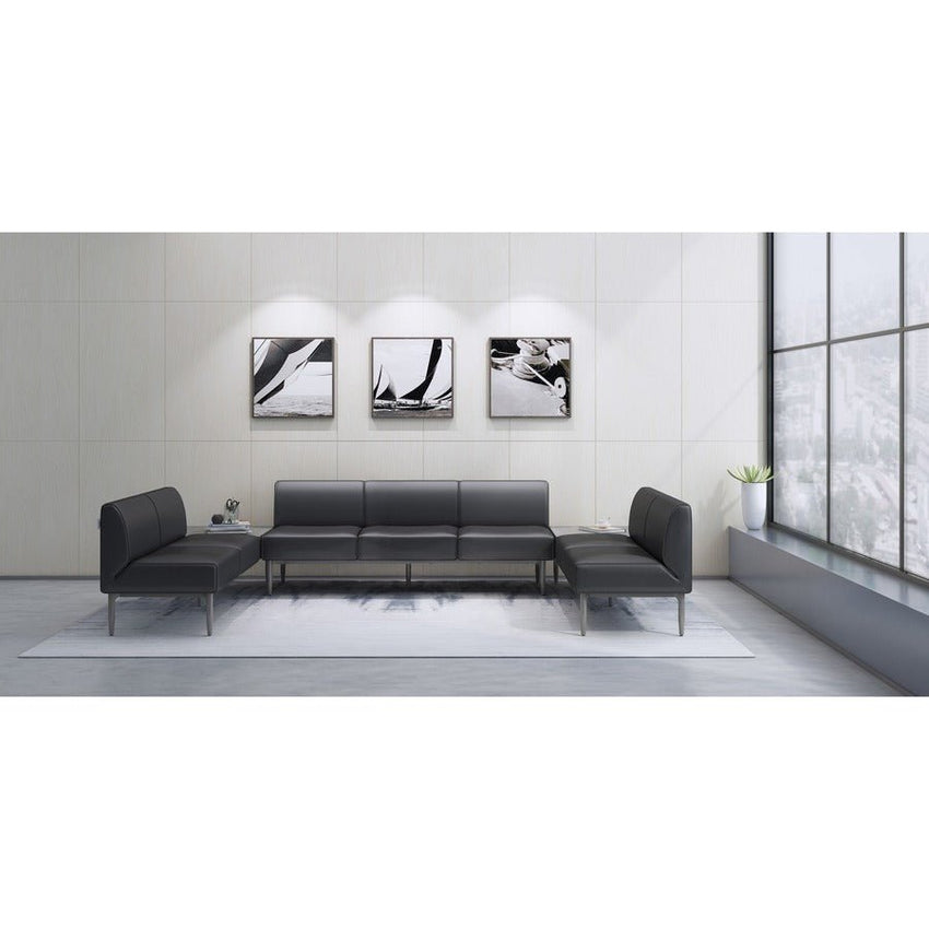 Lorell Contemporary Reception Collection Sofa Seat Armrest for Modular Reception Seating (LLR - LLR86931) - SchoolOutlet