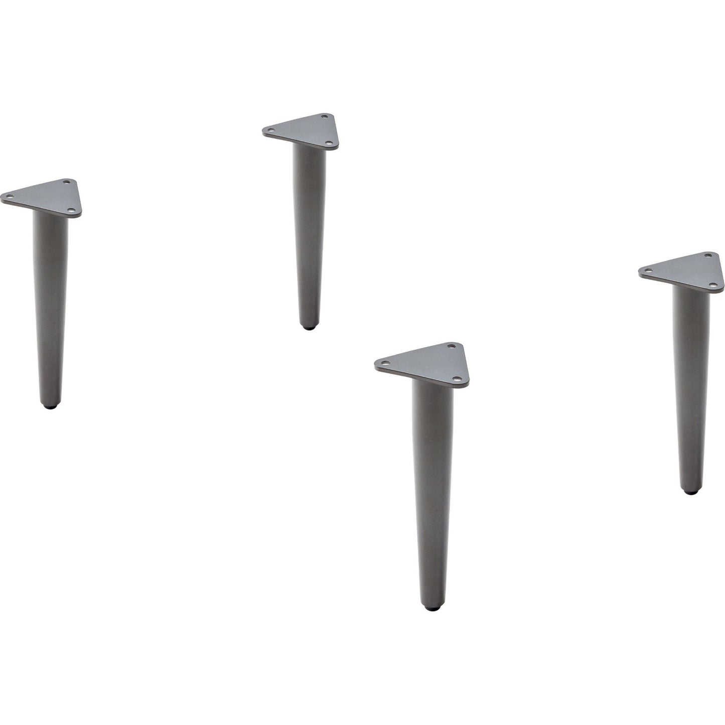 Lorell Contemporary Reception Collection Single Metal Bases 4.5"W x 9.8"D x 1.5"H (LLR - LLR86932) - SchoolOutlet