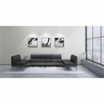 Lorell Contemporary Reception Collection Single Metal Bases 4.5