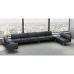Lorell Contemporary Reception Collection Adjustable Metal Base 47.9