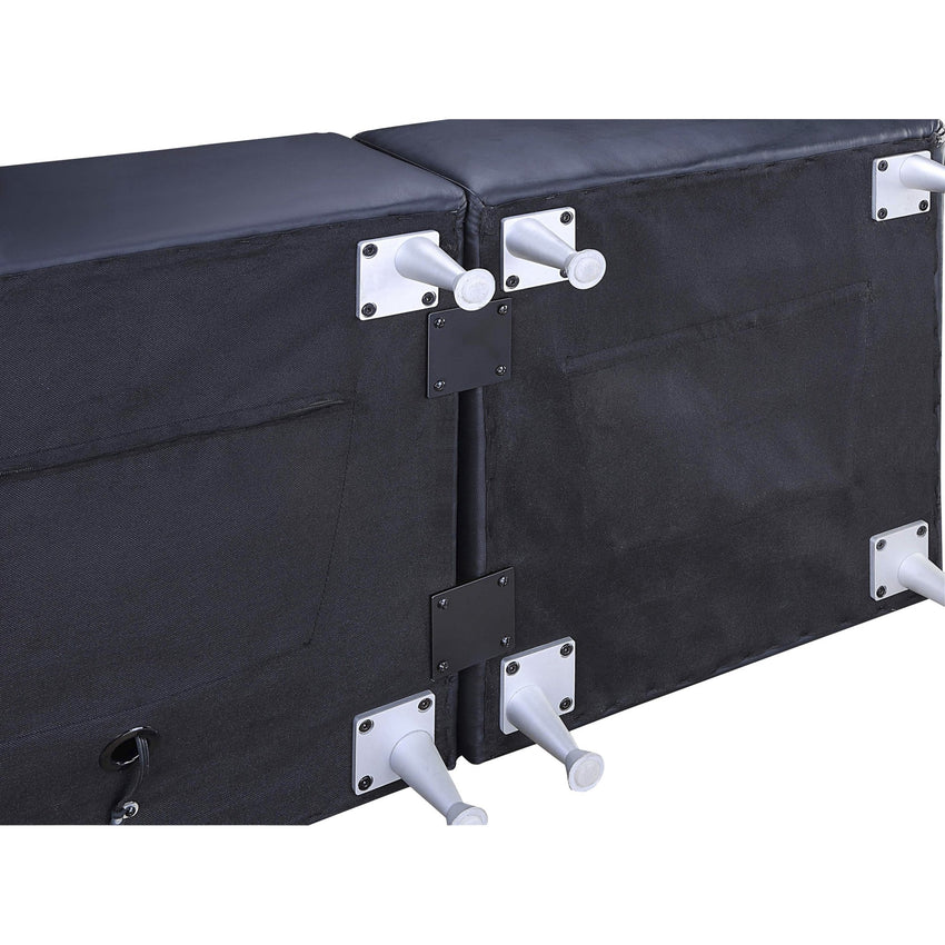 Lorell Fuze Modular Mounting Plates 3.54"W x 3.54"L Black 2 - Pack (LLR - LLR86942) - SchoolOutlet
