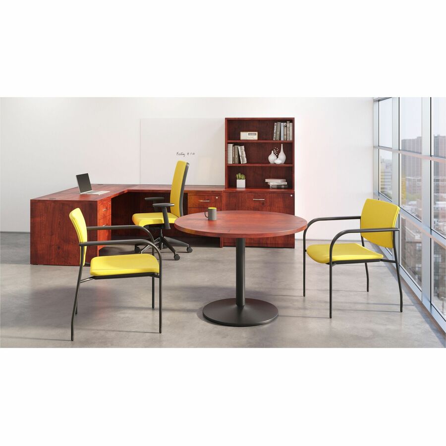 Lorell Essentials Round Conference Table Steel Base 23.63"W x 23.63"D x 28.50"H (LLR - LLR87241) - SchoolOutlet