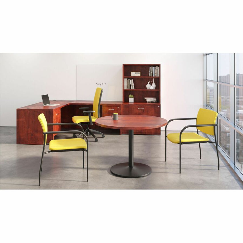 Lorell Essentials Round Conference Table Steel Base 23.63"W x 23.63"D x 28.50"H (LLR - LLR87241) - SchoolOutlet