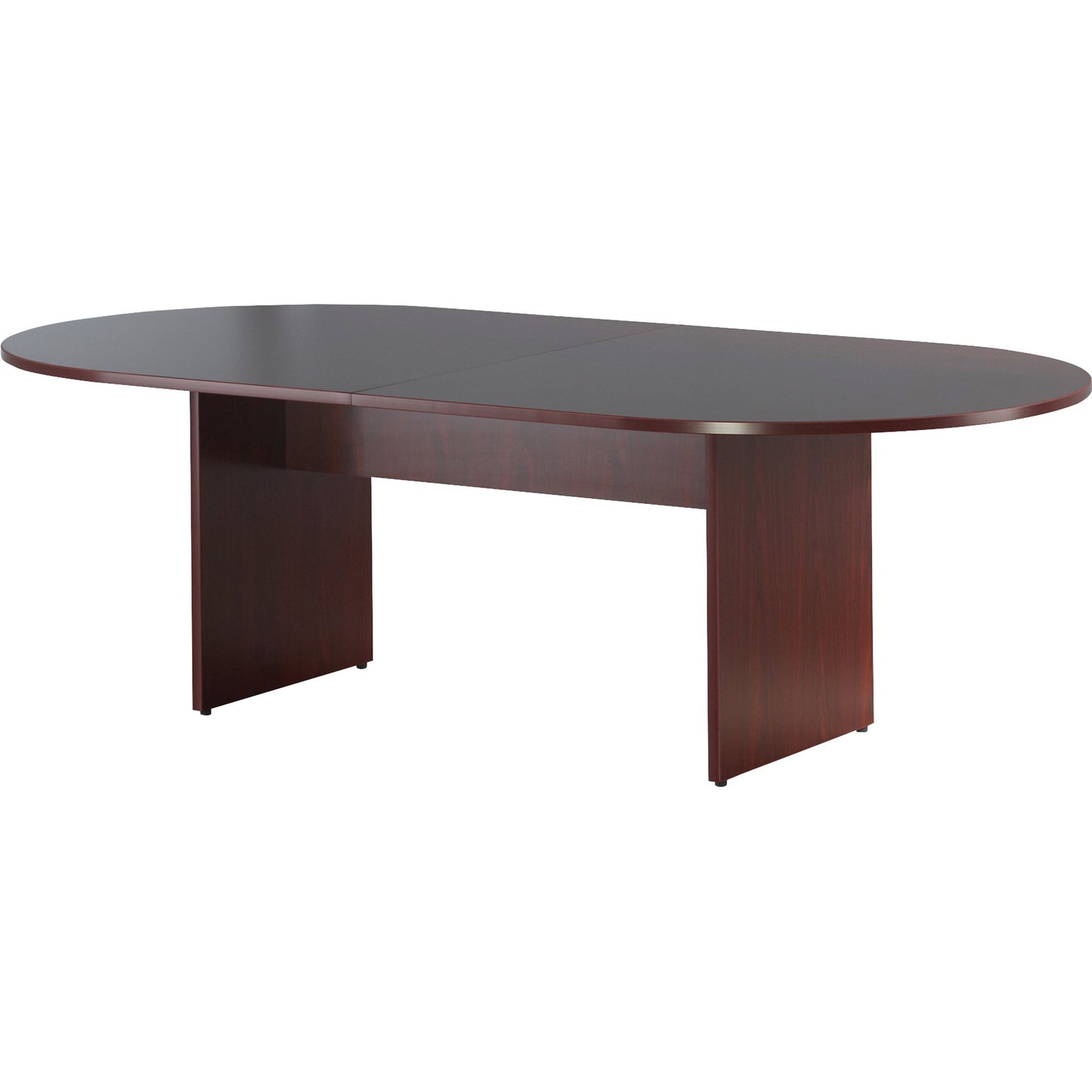 Lorell Essentials Oval Conference Table Mahogany 72"W x 36"D x 29.50"H (LLR - LLR87272) - SchoolOutlet