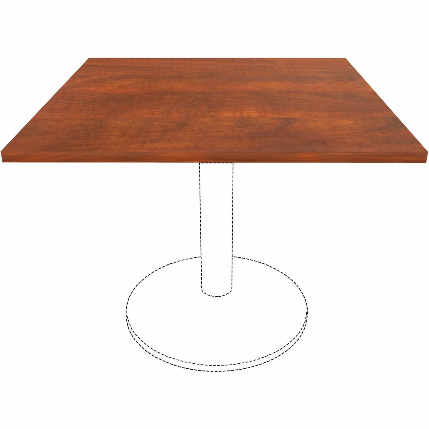Lorell Hospitality/Conference Tabletop 36"W x 36"L x 1"Thick (LLR - LLR - HT - 3636 - 1IN - BE) - SchoolOutlet