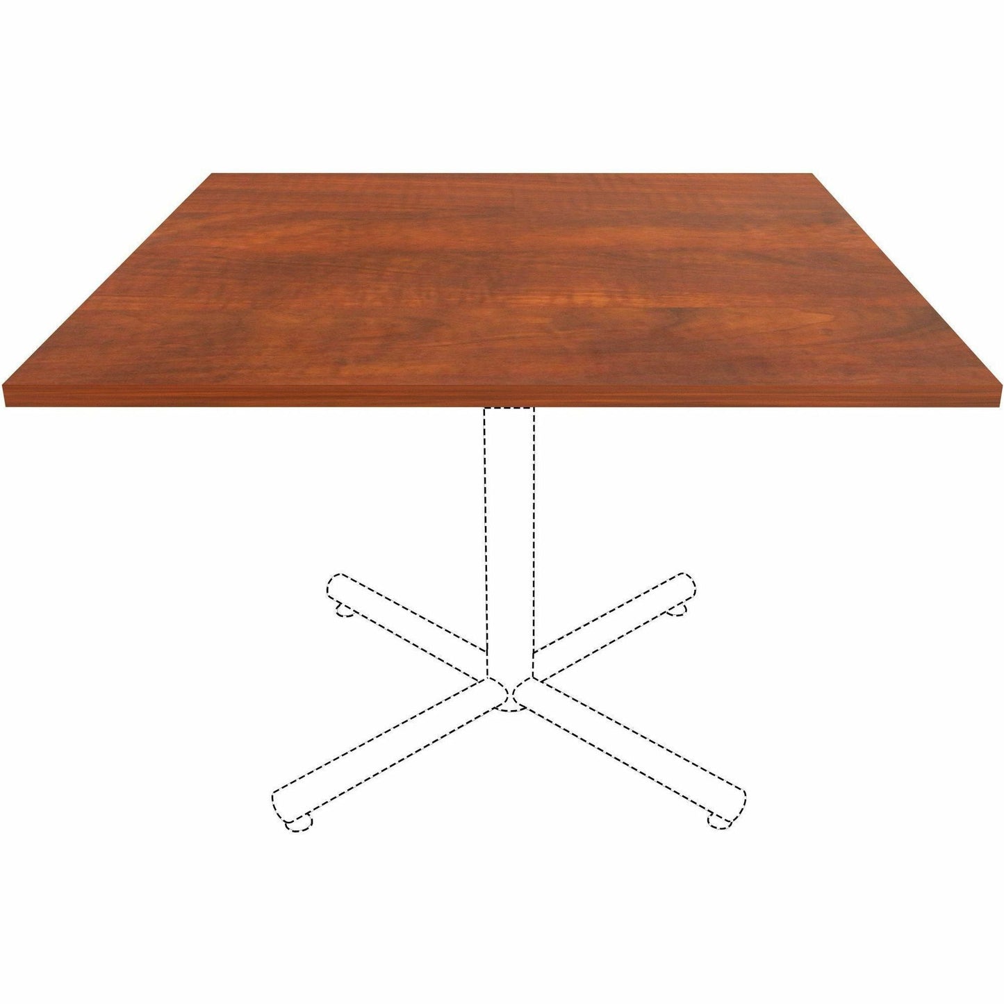 Lorell Hospitality/Conference Tabletop 42"W x 42"L x 1"Thick (LLR - LLR - HT - 4242 - 1IN - BE) - SchoolOutlet