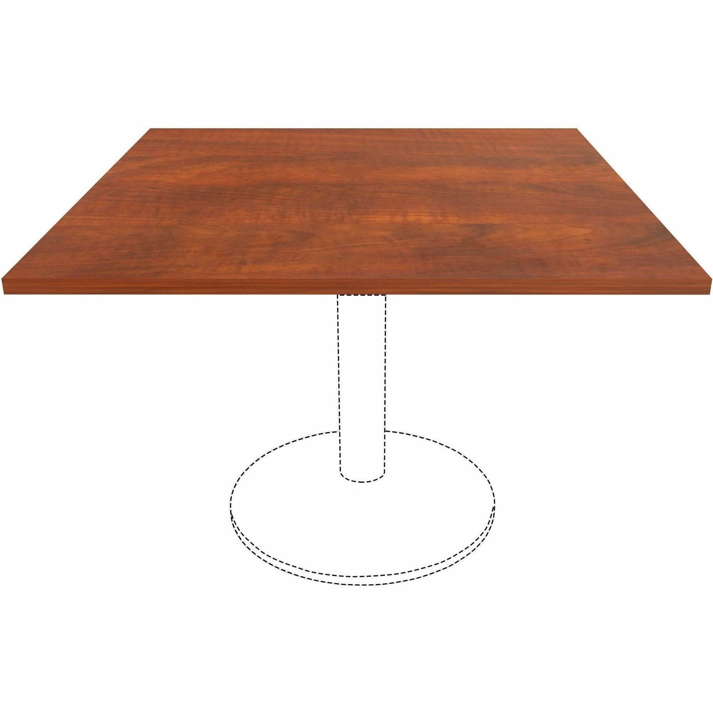 Lorell Hospitality/Conference Tabletop 42"W x 42"L x 1"Thick (LLR - LLR - HT - 4242 - 1IN - BE) - SchoolOutlet