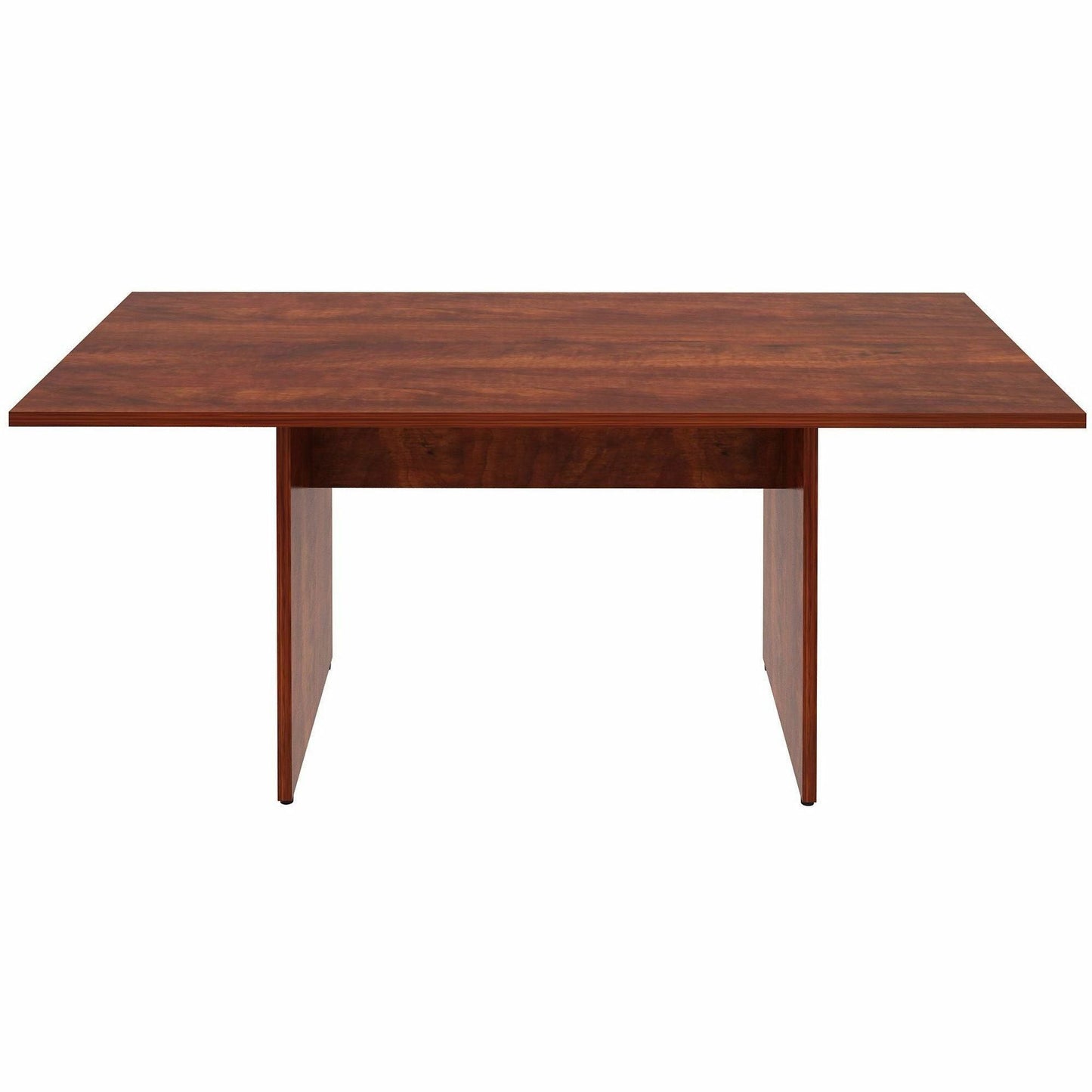 Lorell Essentials Rectangular Modular Conference Table Cherry 70.88"W x 35.38"D x 29.50"H (LLR - LLR87374) - SchoolOutlet