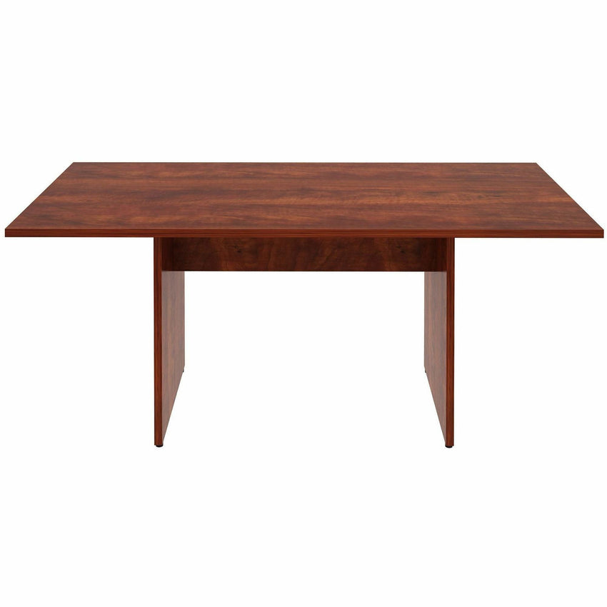 Lorell Essentials Rectangular Modular Conference Table Cherry 70.88"W x 35.38"D x 29.50"H (LLR - LLR87374) - SchoolOutlet