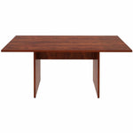 Lorell Essentials Rectangular Modular Conference Table Cherry 70.88