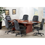Lorell Essentials Rectangular Modular Conference Table Cherry 70.88