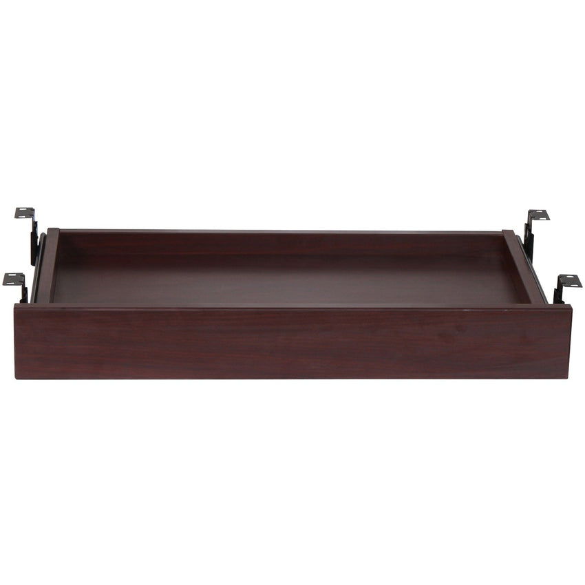 Lorell Essentials Universal Center Desk Drawer Mahogany Laminate (LLR - LLR8752X) - SchoolOutlet