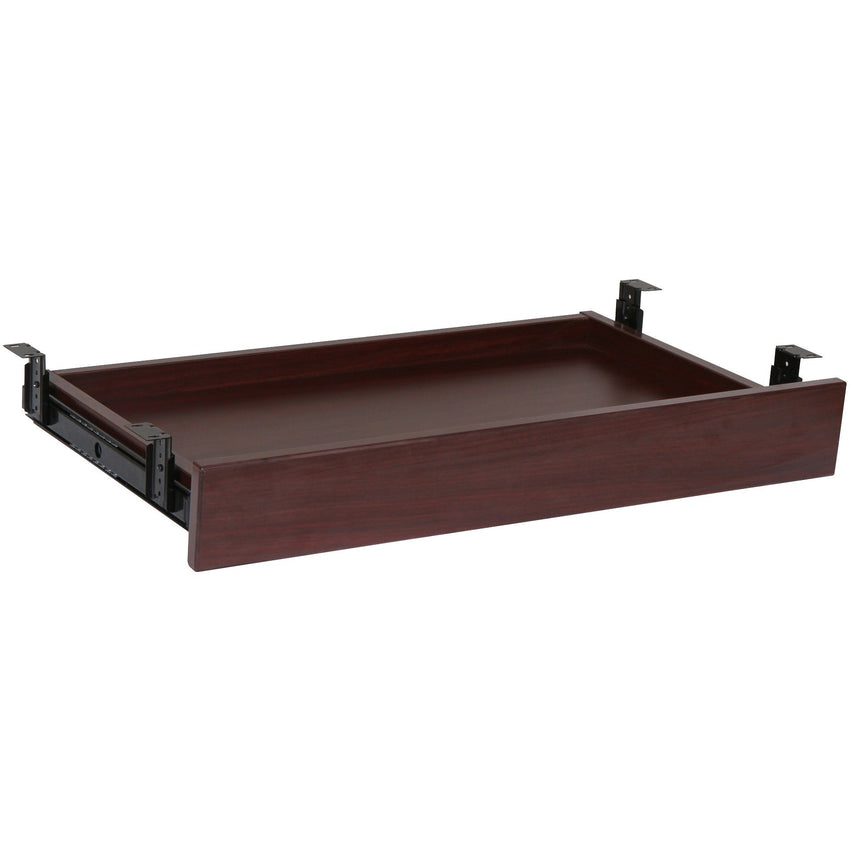 Lorell Essentials Universal Center Desk Drawer Mahogany Laminate (LLR - LLR8752X) - SchoolOutlet