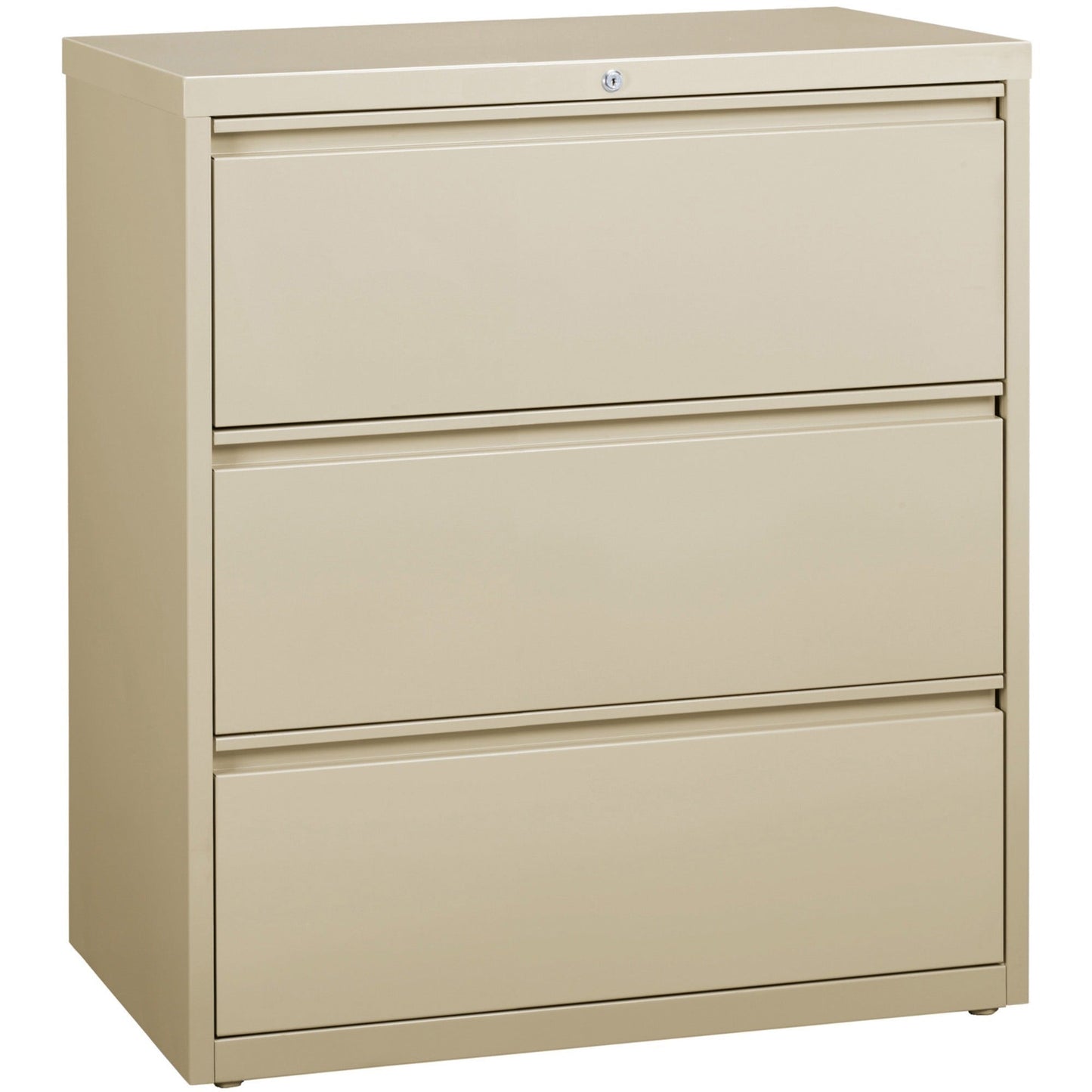 Lorell Fortress Series 3 - Drawer Lateral File with Magnetic Label Holders 36"W x 18.6"D x 40.3"H (LLR - FRT - LF36 - 3D) - SchoolOutlet