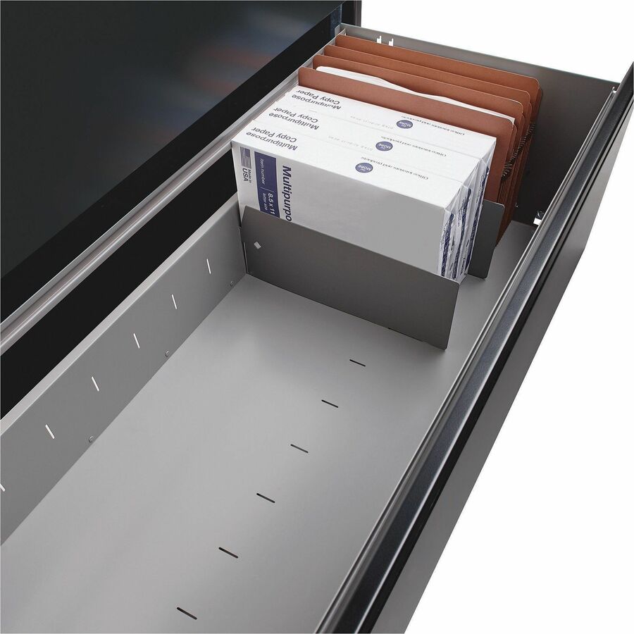 Lorell Fortress Series 3 - Drawer Lateral File with Magnetic Label Holders 36"W x 18.6"D x 40.3"H (LLR - FRT - LF36 - 3D) - SchoolOutlet