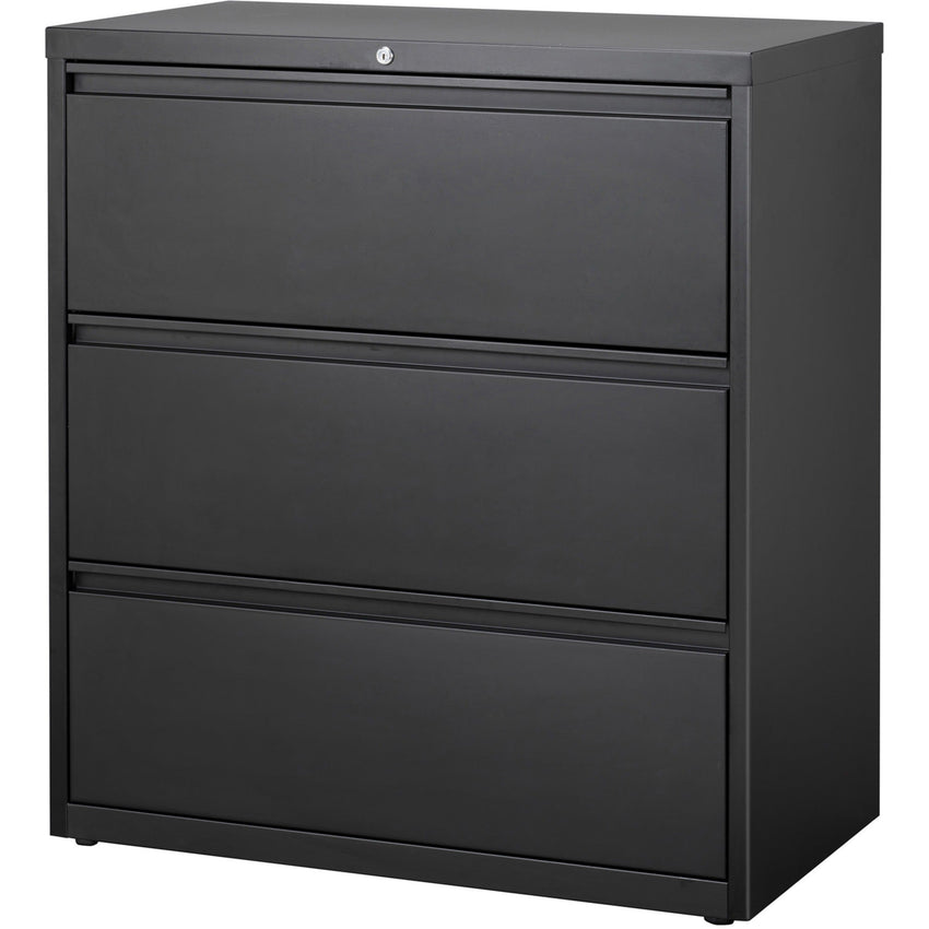 Lorell Fortress Series 3 - Drawer Lateral File with Magnetic Label Holders 36"W x 18.6"D x 40.3"H (LLR - FRT - LF36 - 3D) - SchoolOutlet