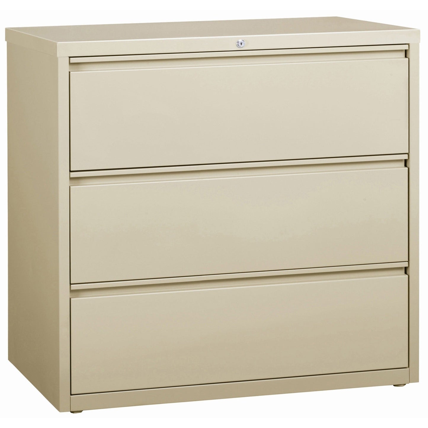 Lorell Fortress Series 3 - Drawer Lateral File with Magnetic Label Holders 42"W x 18.6"D x 40.3"H (LLR - FRT - LF42 - 3D) - SchoolOutlet