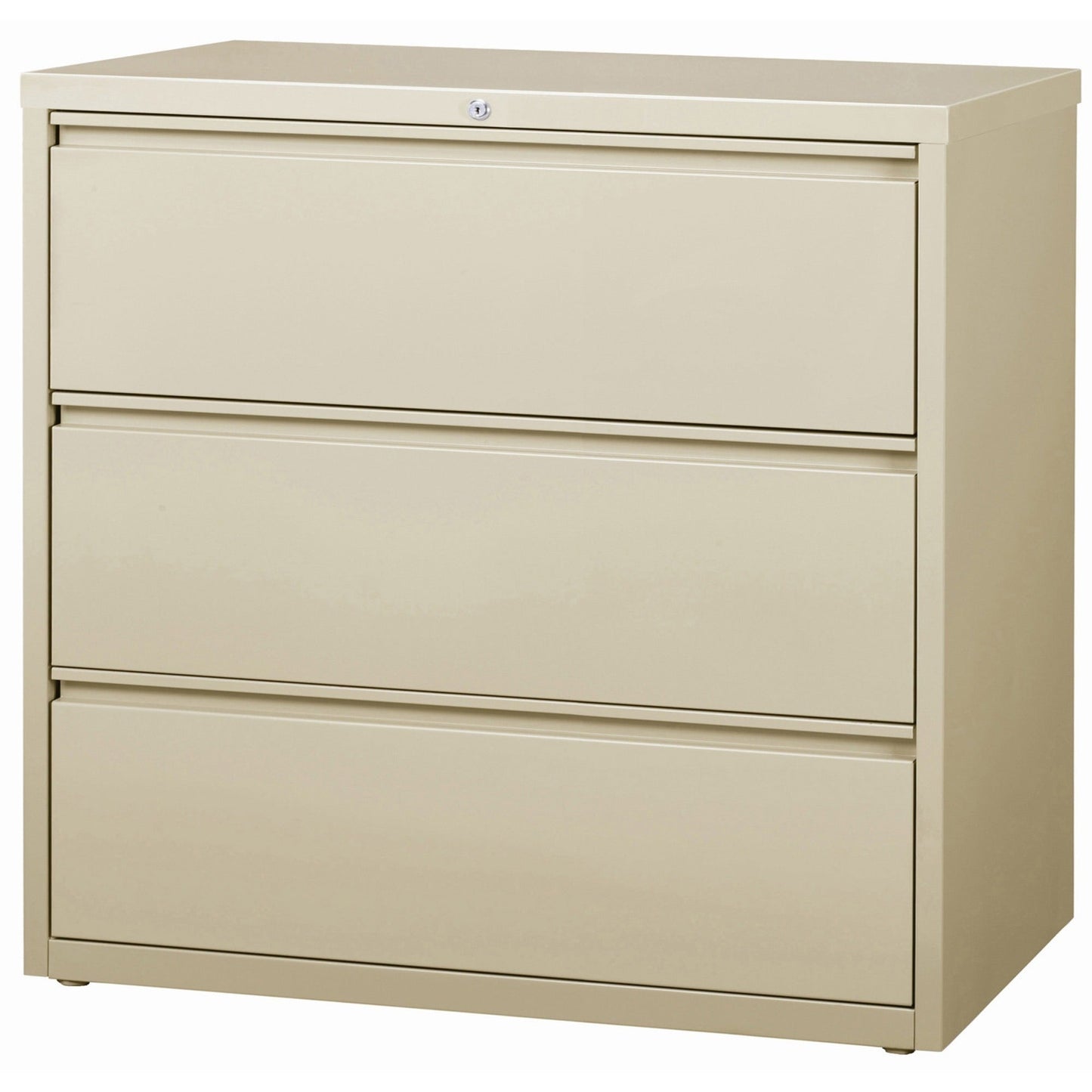 Lorell Fortress Series 3 - Drawer Lateral File with Magnetic Label Holders 42"W x 18.6"D x 40.3"H (LLR - FRT - LF42 - 3D) - SchoolOutlet