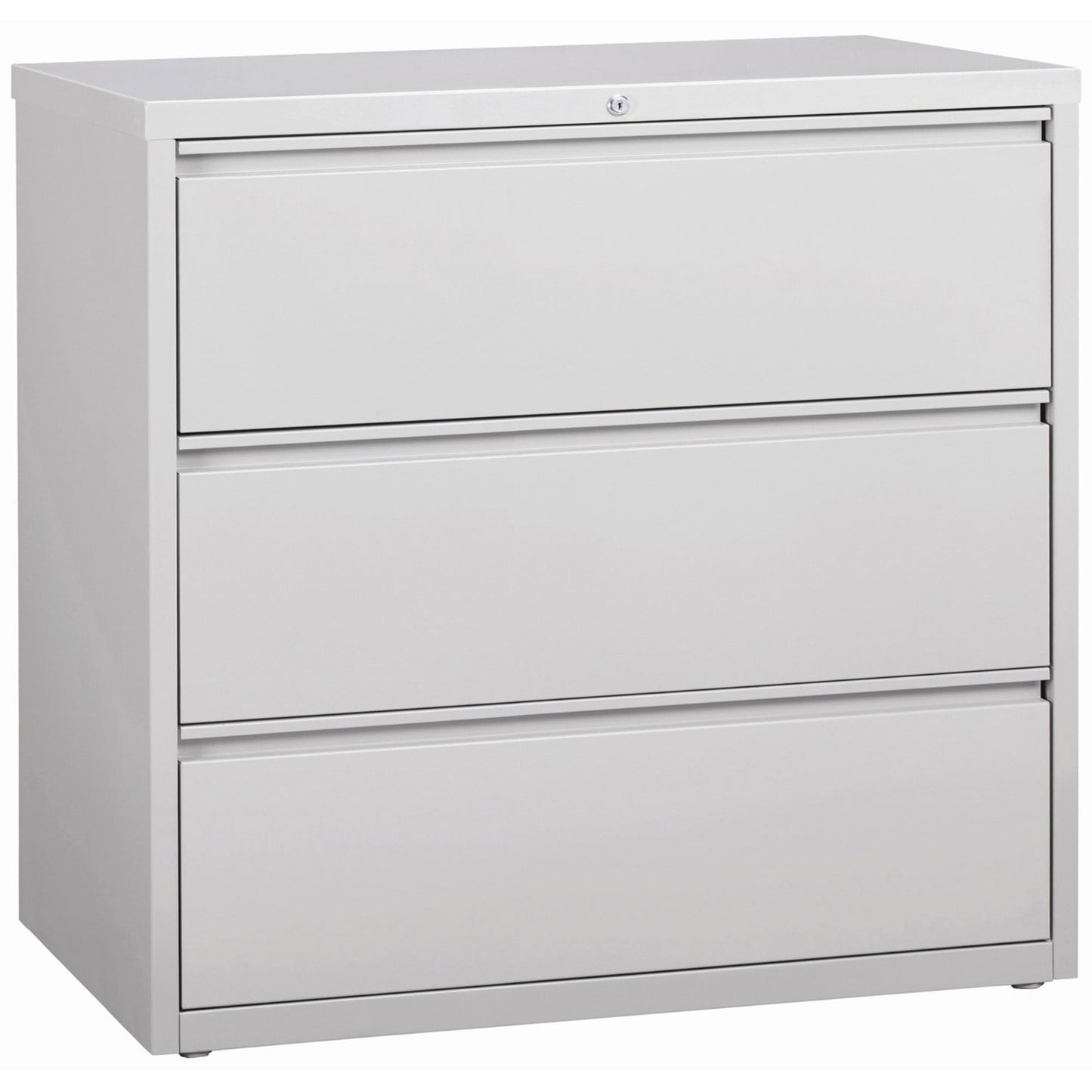 Lorell Fortress Series 3 - Drawer Lateral File with Magnetic Label Holders 42"W x 18.6"D x 40.3"H (LLR - FRT - LF42 - 3D) - SchoolOutlet