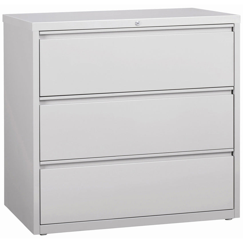 Lorell Fortress Series 3 - Drawer Lateral File with Magnetic Label Holders 42"W x 18.6"D x 40.3"H (LLR - FRT - LF42 - 3D) - SchoolOutlet
