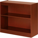 Lorell Panel End Hardwood Veneer 2 - Shelf Bookcase 36