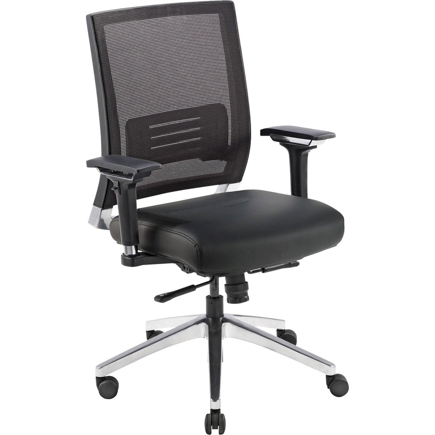 Lorell Heavy - Duty Full - Function Executive Mesh Back Office Chair with Seat Glide 19" - 22.50"H (LLR - LLR90041) - SchoolOutlet
