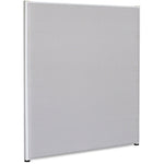 Lorell Essentials Partition Fabric Panel Gray 60.4