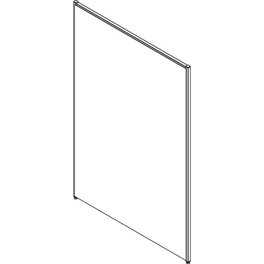 Lorell Essentials Partition Fabric Panel Gray 48.4"W x 71"H (LLR - LLR90251) - SchoolOutlet