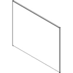 Lorell Essentials Partition Fabric Panel Gray 72.5