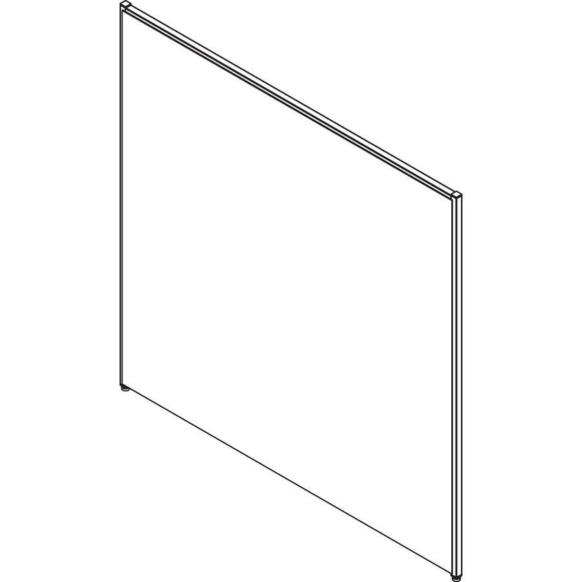 Lorell Essentials Partition Fabric Panel Gray 60.8"W x 60"H (LLR - LLR90255) - SchoolOutlet