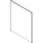Lorell Essentials Partition Fabric Panel Gray 48.8