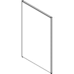 Lorell Essentials Partition Fabric Panel Gray 36.4