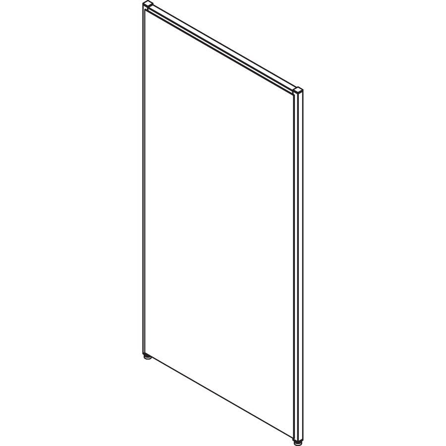 Lorell Essentials Partition Fabric Panel Gray 30.5"W x 60"H (LLR - LLR90258) - SchoolOutlet