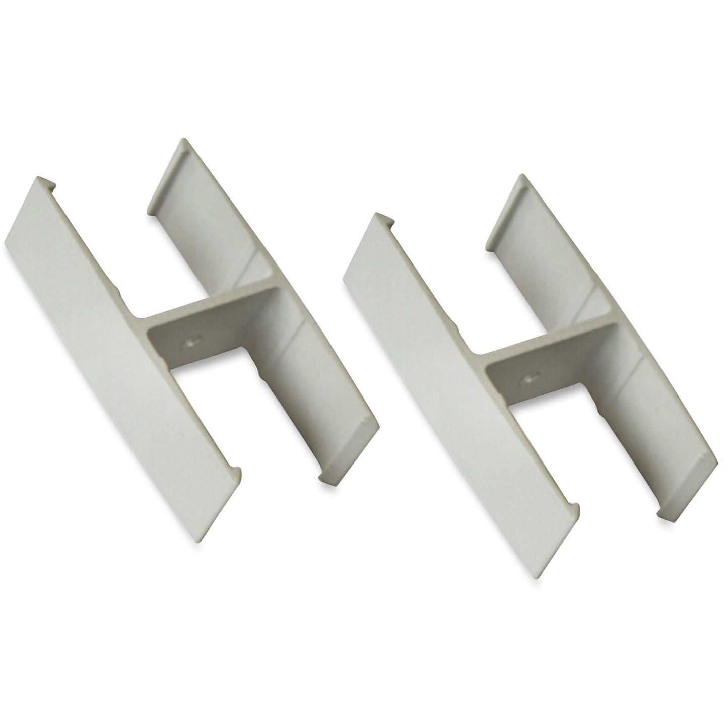 Lorell 180 - Degree Straight Panel Connectors Aluminum Panel Connector Set (LLR - LLR90259) - SchoolOutlet
