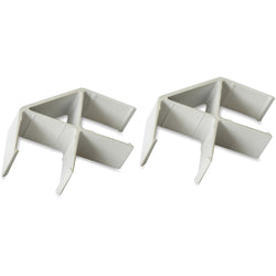 Lorell 90-Degree Panel Connectors Aluminum Right-Angle Panel Connector Set (LLR-LLR90260)