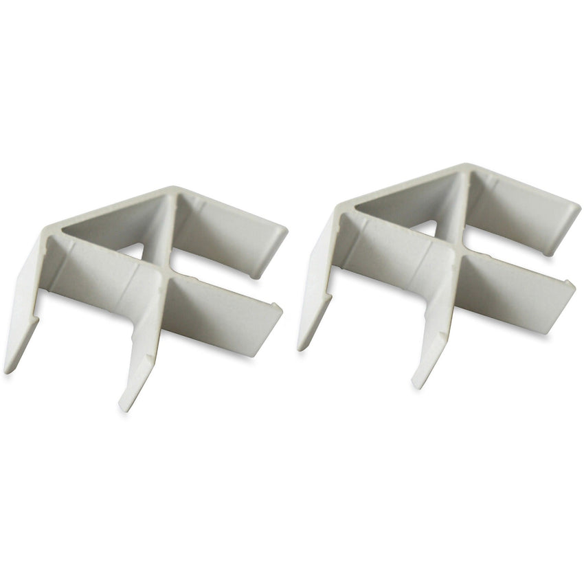 Lorell 90 - Degree Panel Connectors Aluminum Right - Angle Panel Connector Set (LLR - LLR90260) - SchoolOutlet