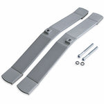 Lorell Panel System Freestanding Feet for Fabric Panels Aluminum 2