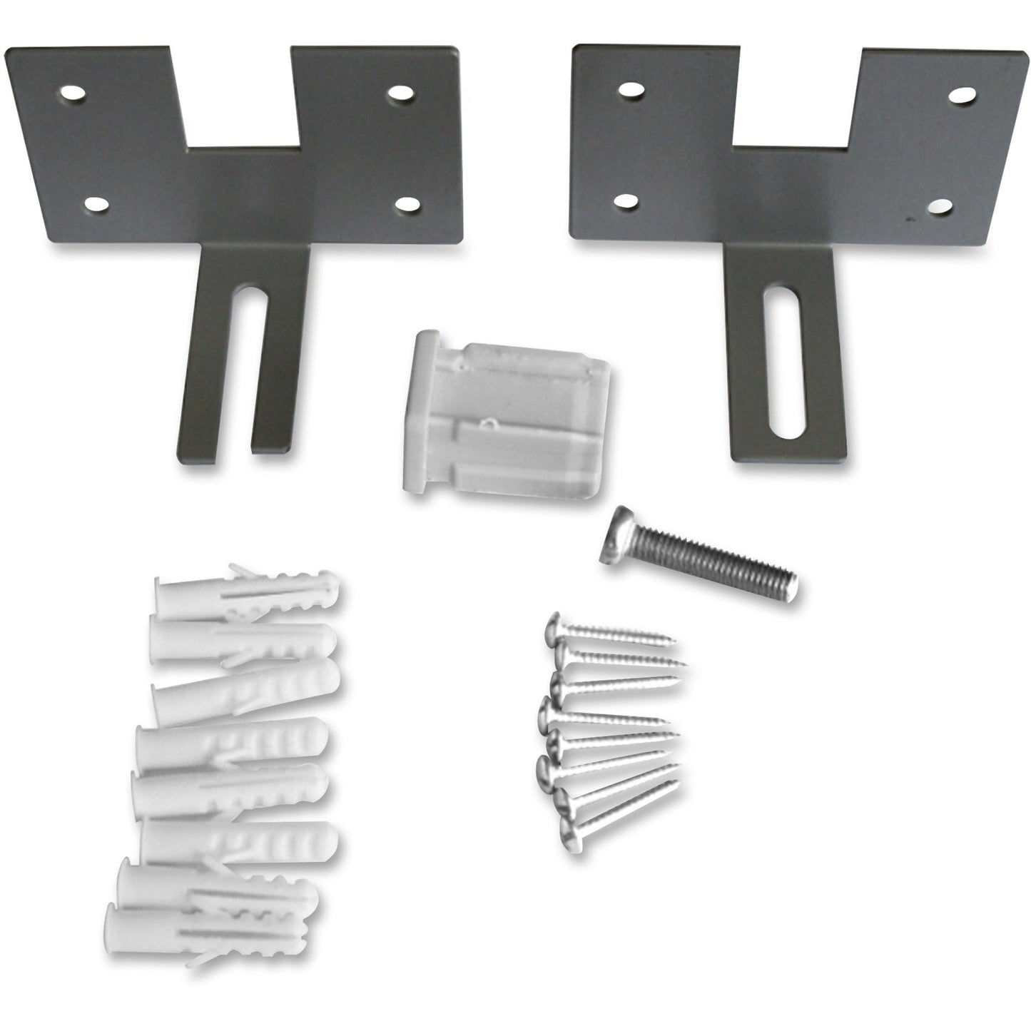 Lorell Panel System Wall Brackets for Fabric Panels, Set of 2 (LLR - LLR90262) - SchoolOutlet