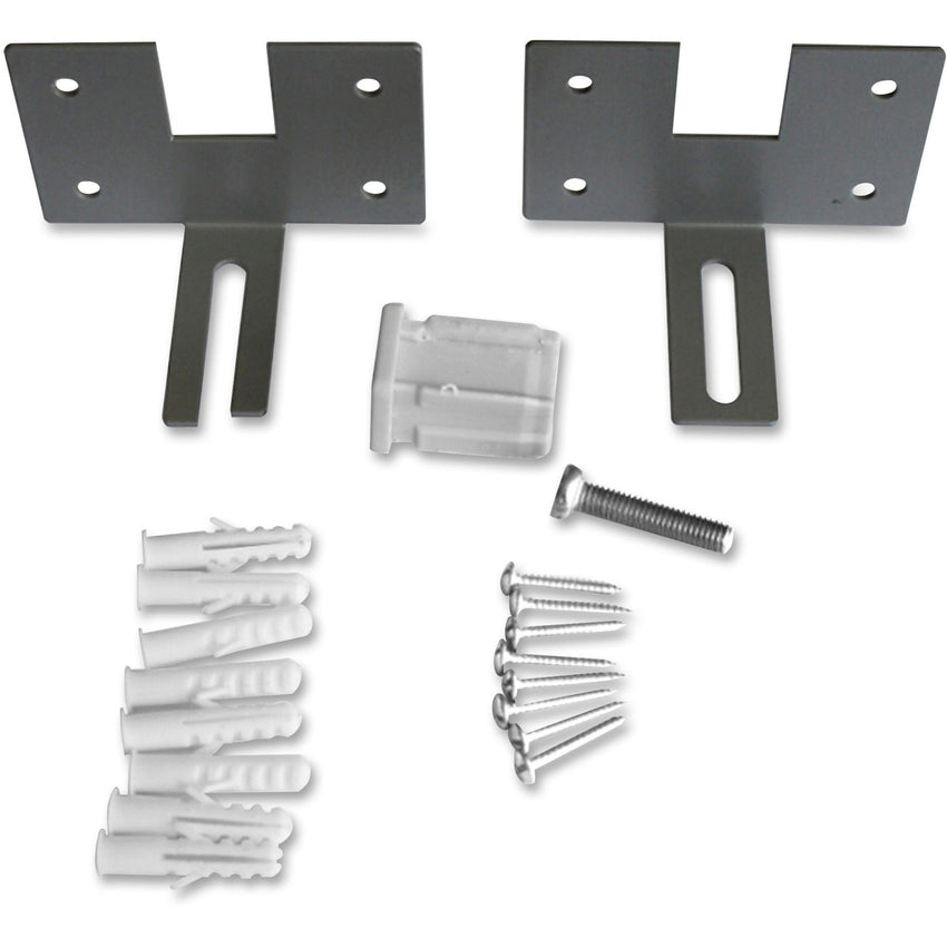Lorell Panel System Wall Brackets for Fabric Panels, Set of 2 (LLR - LLR90262) - SchoolOutlet