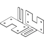 Lorell Panel System Wall Brackets for Fabric Panels, Set of 2 (LLR - LLR90262) - SchoolOutlet