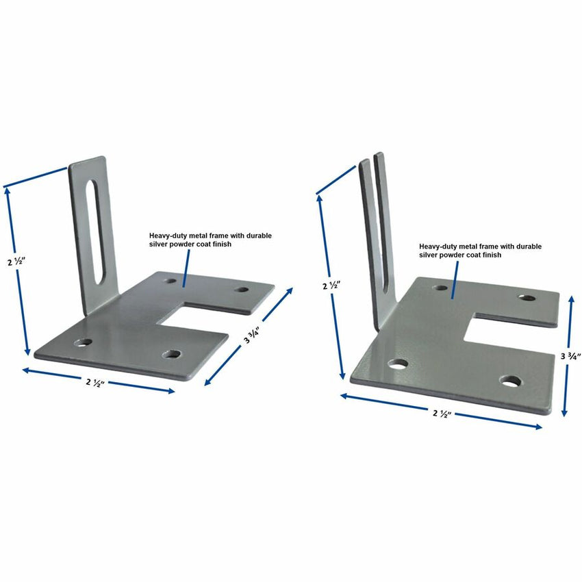 Lorell Panel System Wall Brackets for Fabric Panels, Set of 2 (LLR - LLR90262) - SchoolOutlet
