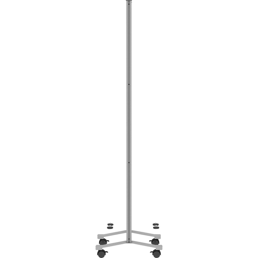 Lorell Adaptable Panel Legs for Configuration 18.75"W x 2"D x 70.87"H Silver (LLR - LLR90271) - SchoolOutlet