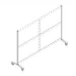 Lorell Adaptable Panel Legs for Configuration 18.75