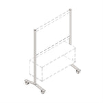 Lorell Adaptable Panel Legs for Configuration 18.75