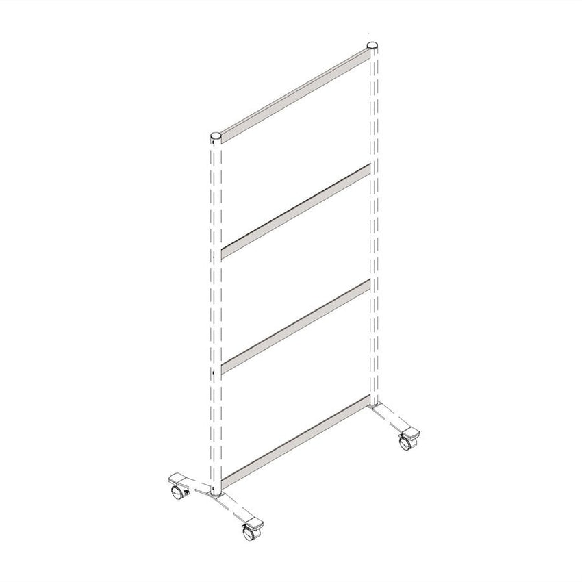 Lorell Single - Wide Thickorizontal Panel Strip for Adaptable Panel System 33.12"W x 0.50"D x 1.75"Thick (LLR - LLR90273) - SchoolOutlet